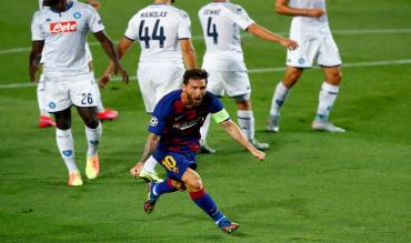 Messi, dopo il gol al Napoli!
