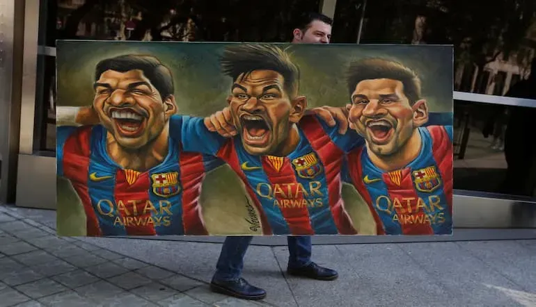 Il tridente che fu del Barcellona!