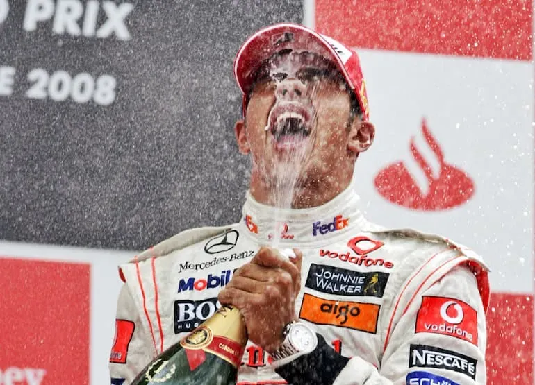 Hamilton nel 2008!