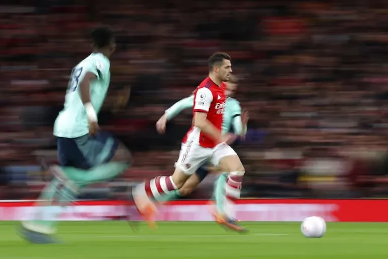 Uno scatto di Xhaka!