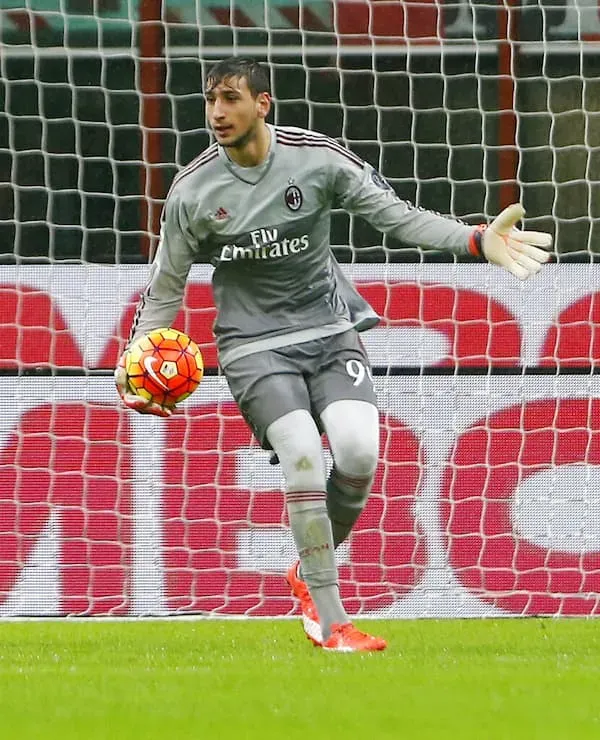 Una delle prime partite di un giovanissimo Donnarumma!