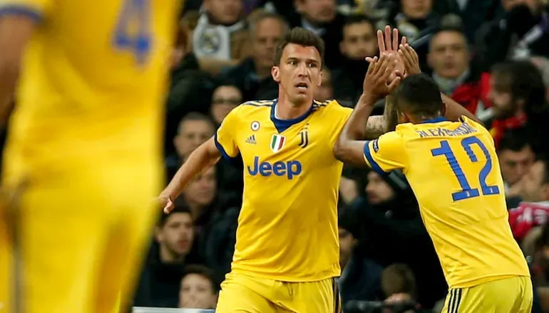 Mario Mandzukic, due volte in gol a Madrid!