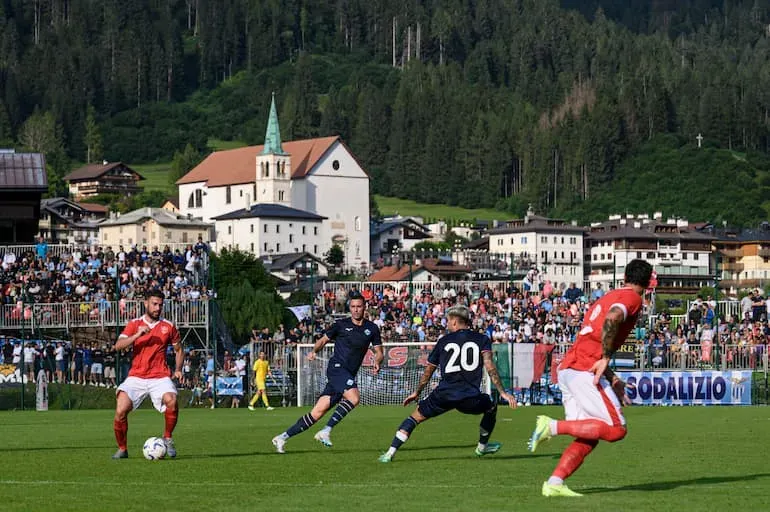 La Triestina in amichevole contro la Lazio