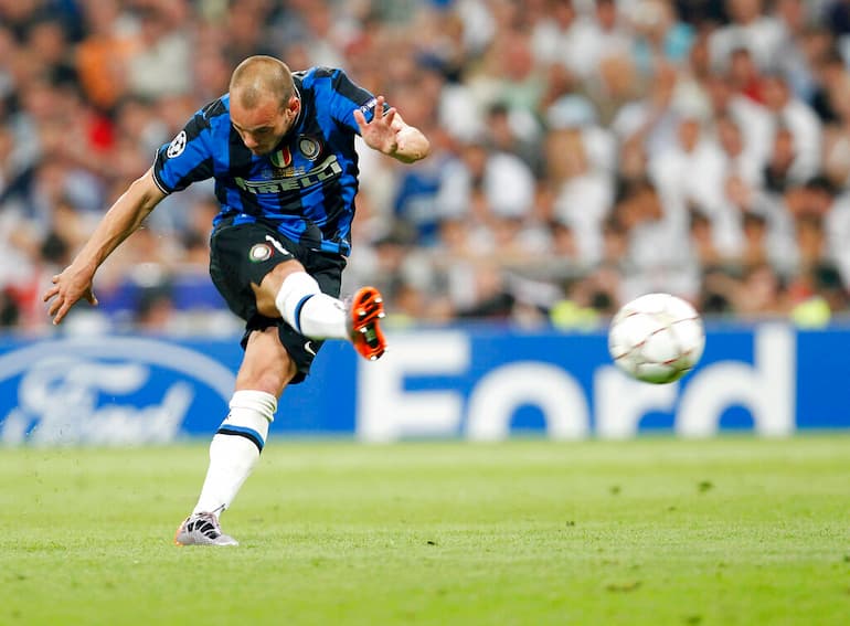 Sneijder nella splendida serata di Madrid!