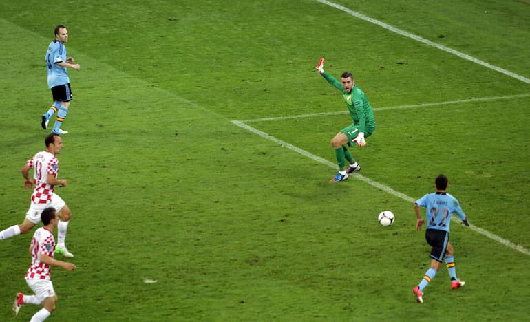Di Iniesta il primo assist di EURO 2012!