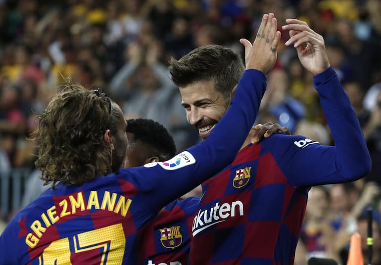 I due calciatori, compagni di squadra nel 2019 al Barcellona!