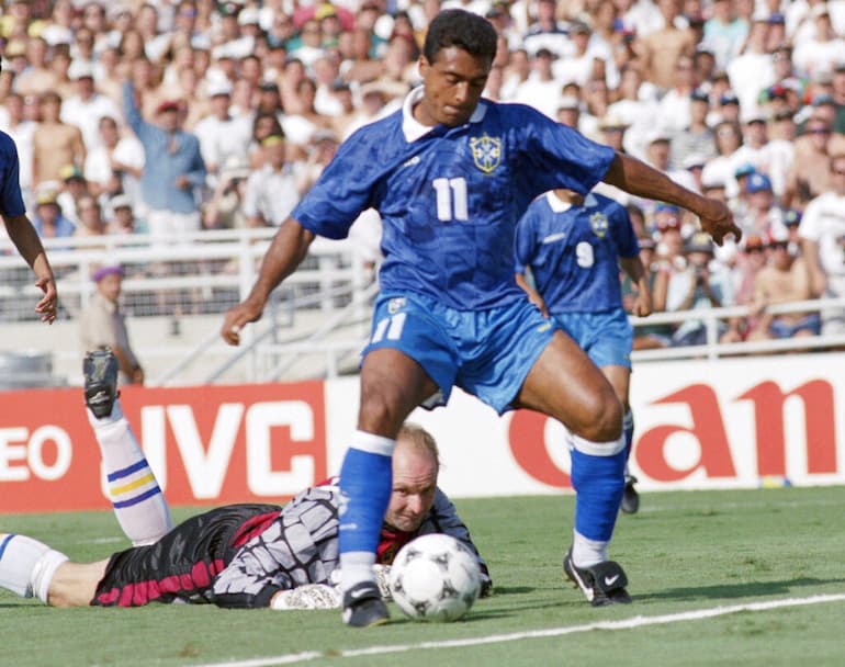 Romario contro la Svezia ad USA '94