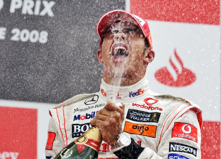 Hamilton nel 2008!