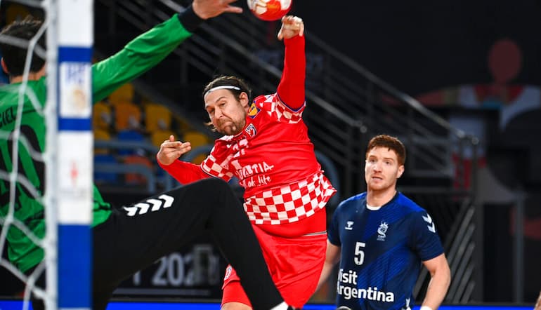 Uno scatto del Mondiale di Pallamano