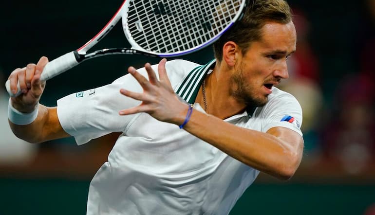 Il campione russo Daniil Medvedev