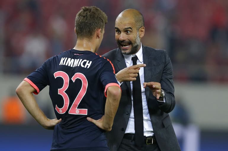 Guardiola con il suo pupillo al Bayern!