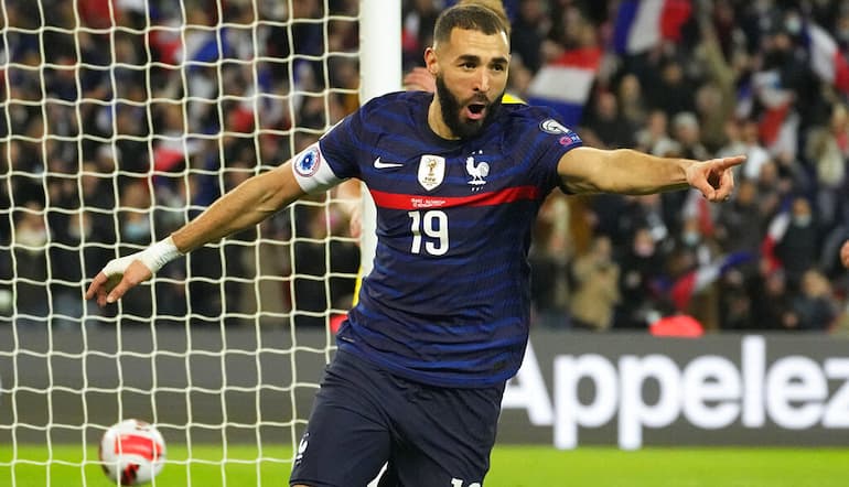 Un'esultanza di Benzema!