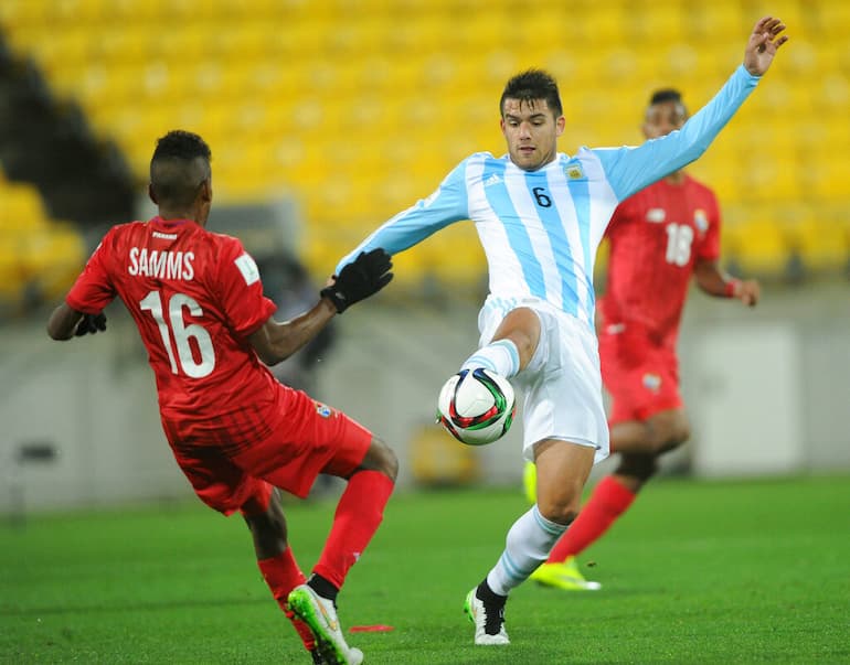 Tiago Casasola con la maglia dell'Argentina in Nuova Zelanda!
