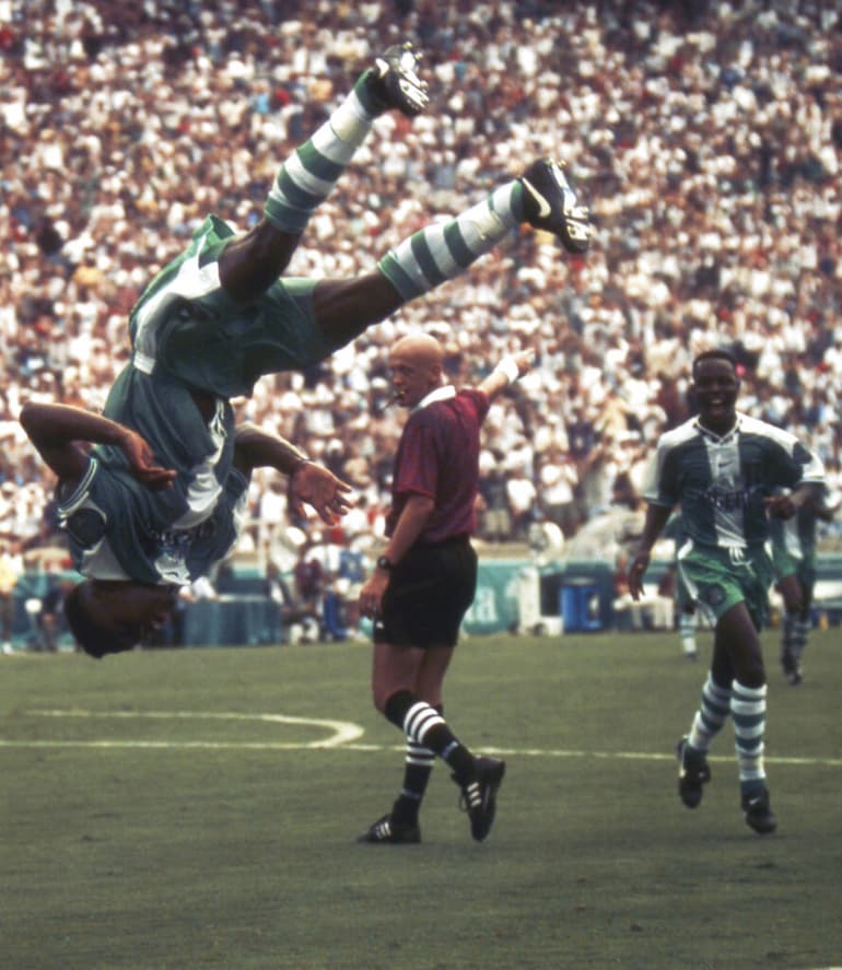 La straordinaria esultanza di Taribo 