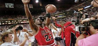 Jordan al termine della serie contro i Suns!