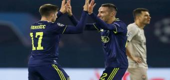 Luka Ivanusec festeggia il suo secondo gol allo Shakhtar Donetsk!