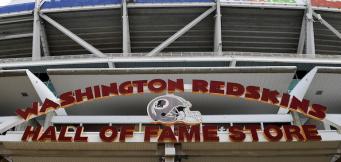 Una tribuna del FedEx Field in Landover