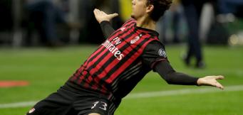 L'esultanza di Locatelli, diciottenne, in gol a San Siro contro la Juve!