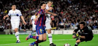 Zlatan Ibrahimovic sbatte sul solido muro nerazzurro!