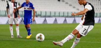 CR7 calcia il rigore contro la Samp!