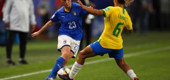 Manuela Giugliano contro il Brasile