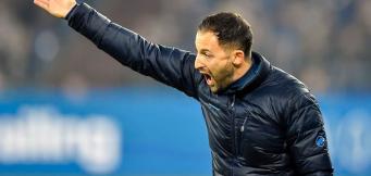 L'allenatore Domenico Tedesco