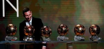 Messi con i suoi trofei personali!