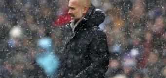 Guardiola sotto la neve