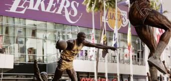L'ingresso della casa dei Lakers!