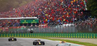 La safety car ad Imola nel 2022