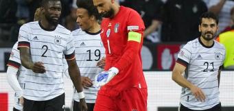 L'esultanza tedesca davanti a Donnarumma
