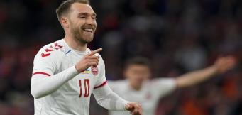 L'esultanza di Eriksen!