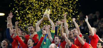 La Spagna Campione nel 2010