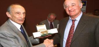 Carlo Mazzone con la leggenda Bearzot