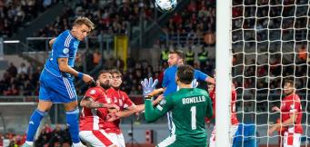 Mateo Retegui in gol a Malta