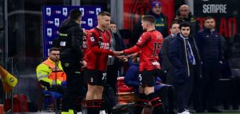 Camarda all'ingresso in campo