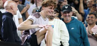 Sinner con il suo Super Coach