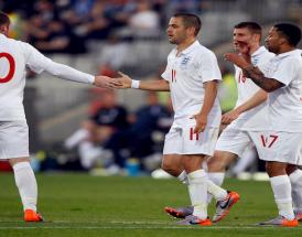 Joe Cole, dopo un gol in Nazionale!