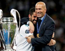 Zidane con la Coppa!