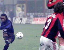 Seedorf con la maglia dell'Inter