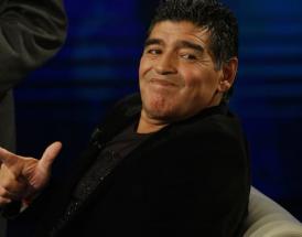 Un'ospitata televisiva in Italia di Diego Maradona