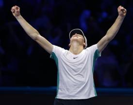 La bellissima esultanza di Sinner