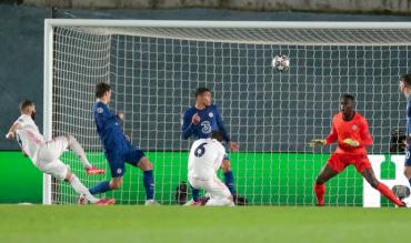 Benzema in gol anche contro il Chelsea