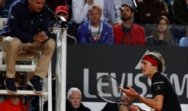 Zverev protesta a Roma