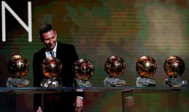 Messi con i suoi trofei personali!