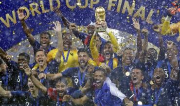 L'esultanza della Francia campione