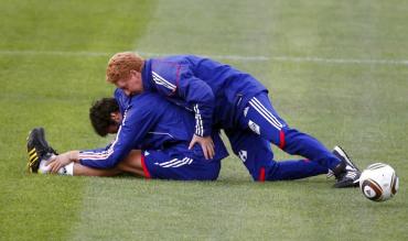 Lo stretching in campo